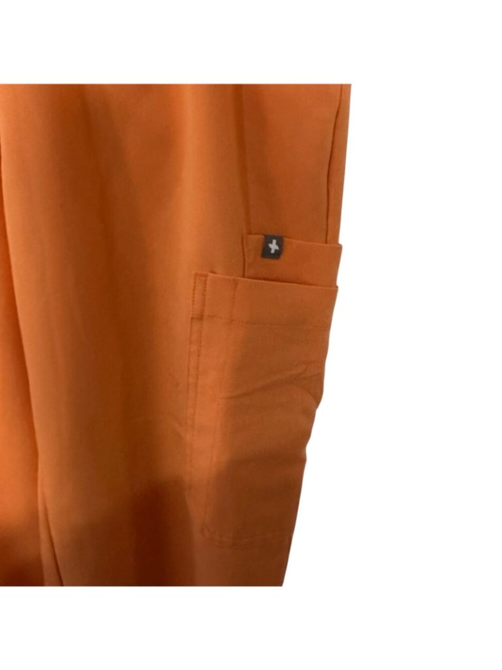 Figs Yola High Rise Slim Scrub Pant Orange Creamsicle W23SW2044T Small Tall ST - Picture 9 of 12